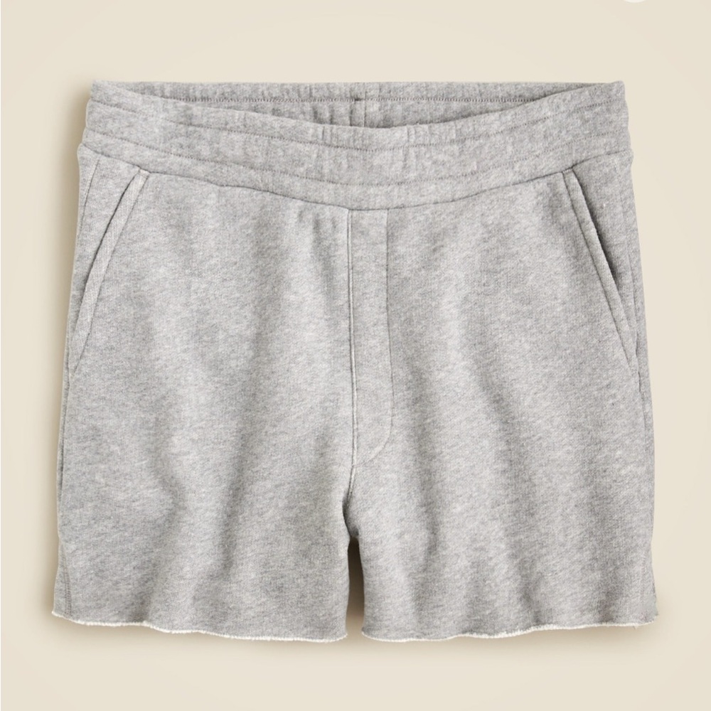 NWT J. Crew Gray Heritage Terry Sweatshort XS